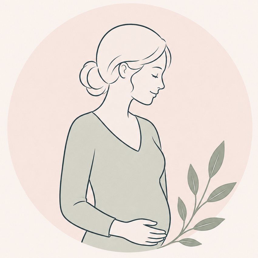 Illustration d’une femme enceinte